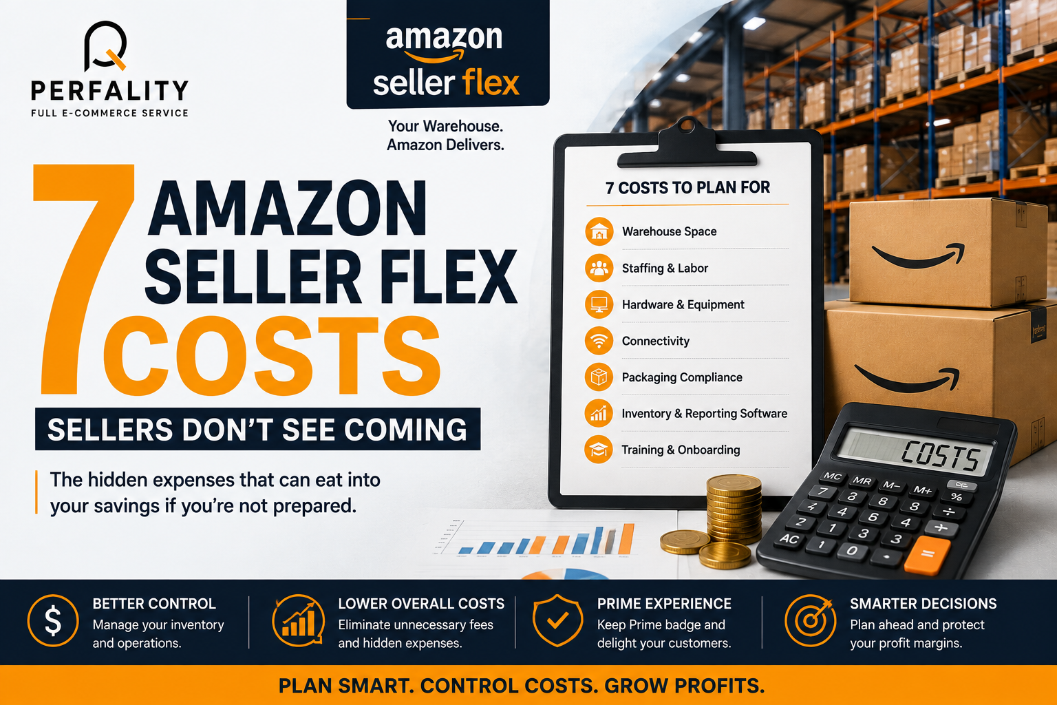 Amazon Seller Flex costs breakdown for Amazon sellers