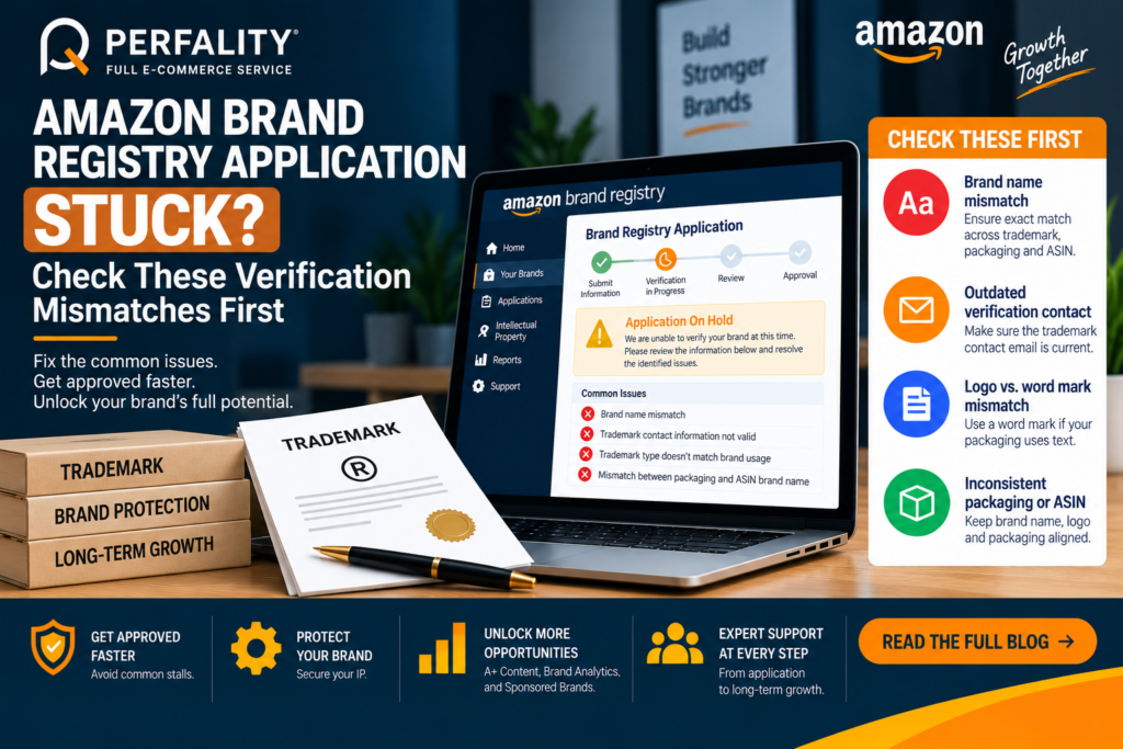 Amazon Brand Registry verification mismatch checklist