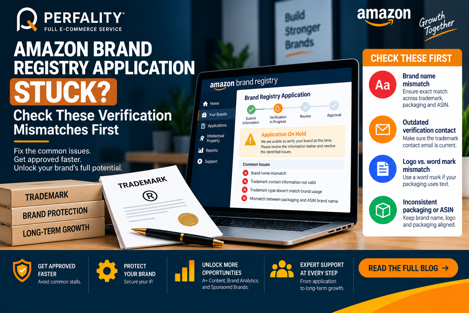Amazon Brand Registry verification mismatch checklist
